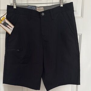 Men's Weatherproof Black Shorts